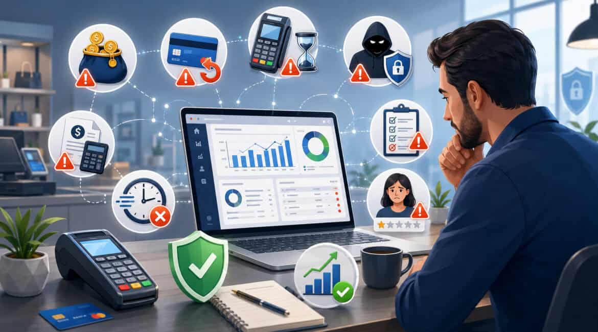 Common merchant service mistakes illustration